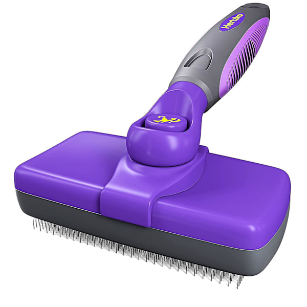 Ultimate Self-Cleaning Bristle Brush koirille ja kissoille - Karvanpoisto harja pitkille ja lyhyille karvoille