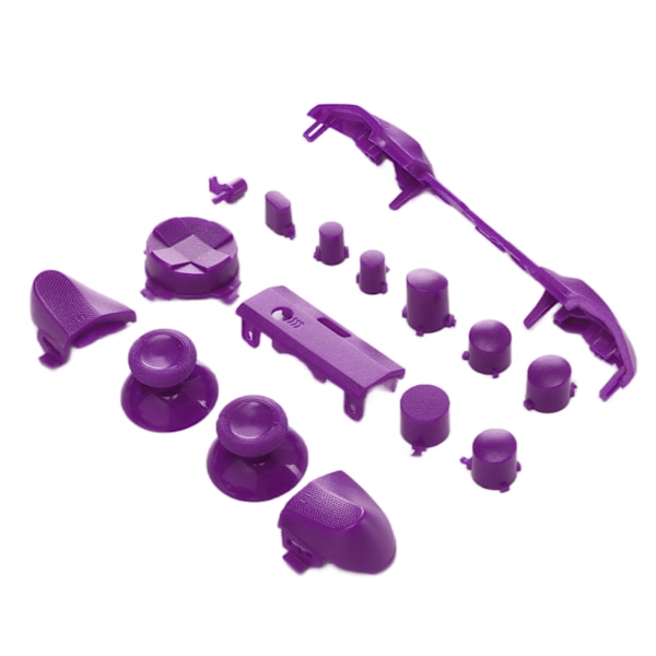 Komplett knappesett for spillkontroller, erstatningshåndtak, tilbehørssett for Xbox Series X - Lilla