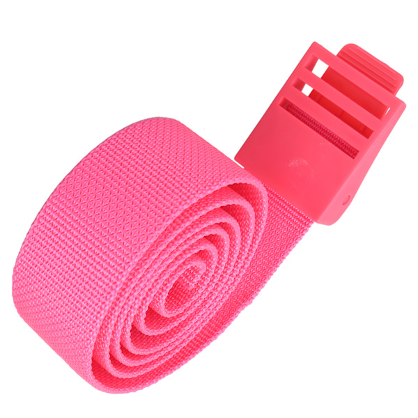 150 cm slitesterkt dykkerbelte Nylonvev midjebelte med plastspenne tilbehør Rosa