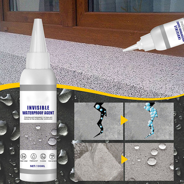 100 ml osynlig vattentät tätningsmedel för tak Superstarkt bindningsspray läckagesäkert permeabelt taklim