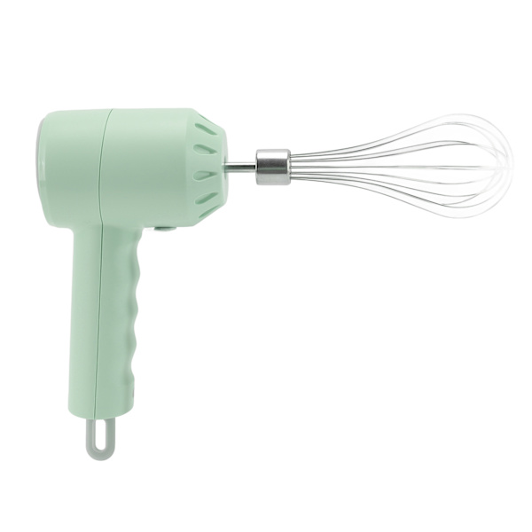 Elektrisk sladdlös handmixer 3 hastigheter Kökshandhållen mixer 20W med äggvisp för bakning Grön