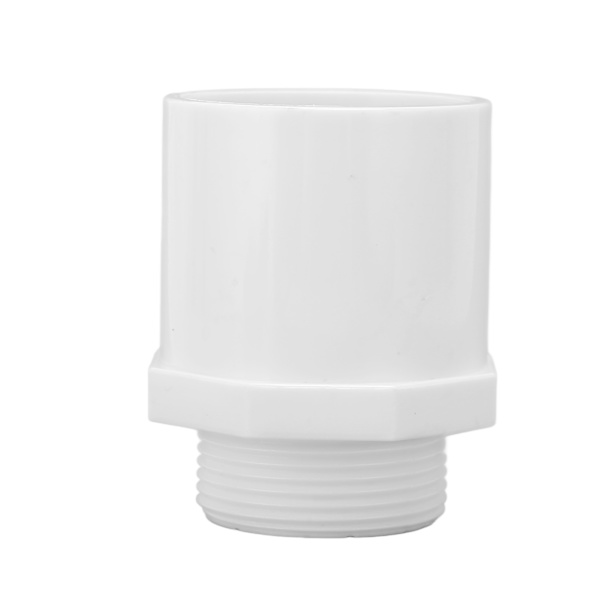 PVC-rør fittings rørforbindelse pool tilbehør til drivhus landbrug landbrugsvanding G1 han gevind