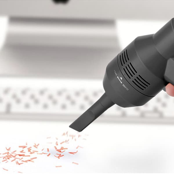 Bærbar Mini Håndholdt USB Tastatur Støvsuger til Laptop Desktop PC Sort
