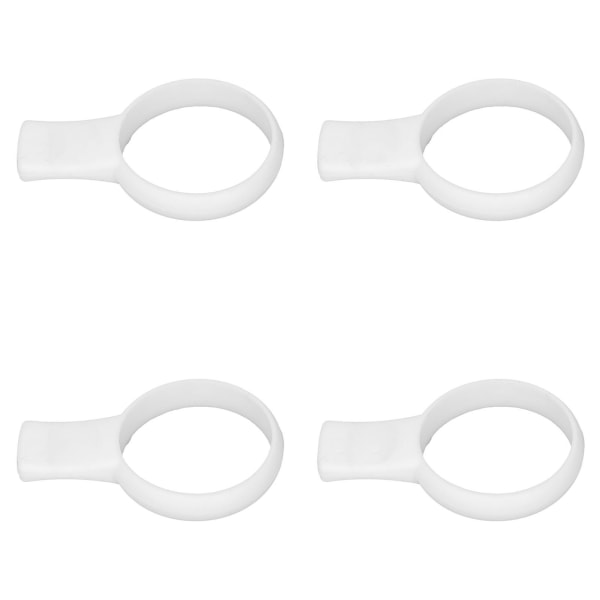 4ST Tennis Grip Trainer Aid Tennisracket Trainer Tool för utomhussporttävlingar Vit