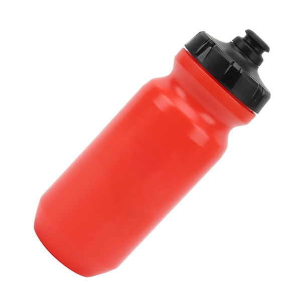 Cykelvattenflaska 600ml Klämbar PP5 Livsmedelsgodkänd Silikon Säker Läckagesäker Sportvattenflaska för Utomhuscykling Röd