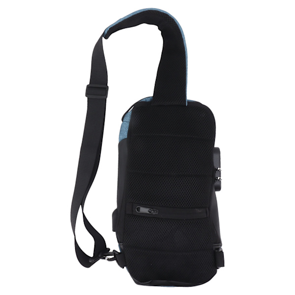 Vandtæt Ridsefast Lille EDC Minimalistisk Sling Bag Minimalistisk Bryst Skulder Rygsæk Tyverisikring Kombinationslås Messenger Taske Græsgrøn