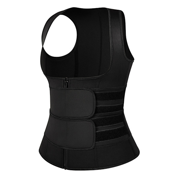 Kvinder talje træner korset lynlås vest Justerbar neopren kropsform Cincher tanktop talje Shapewear