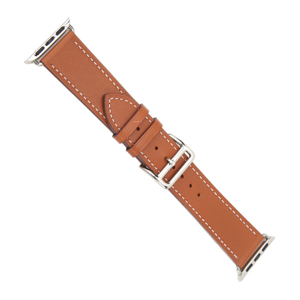 Älykellon nahkaranneke universal watch vaihtoranneke IWatch Series SE:lle 8 7 6 5 4 3 2 1 38 mm 40 mm 41 mm ruskea