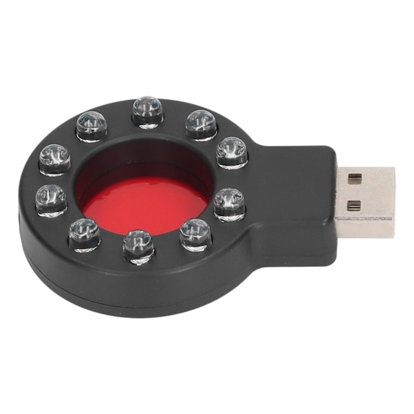 USB-gränssnittskameradetektor 10 infraröda lampor GPS-lokaliseringsavsökning RF-signaltestare 5V