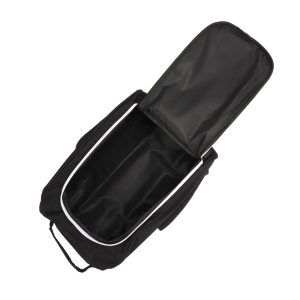 Skoopbevaringstaske Nylon Bærbare rejseskotasker med stor kapacitet til at rejse Udendørs Camping Vandreture Sort