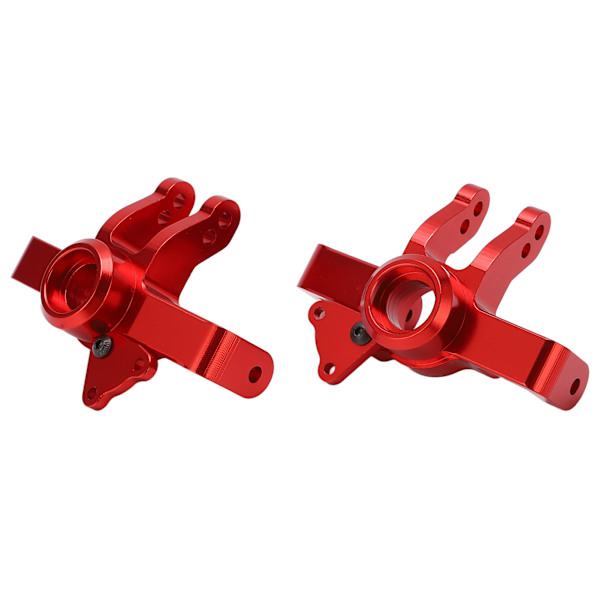 1 Par Aluminium Legering Front Styrekopp for LOSI SUPER BAJA REY 1/6 RC Bil Oppgraderingsdeler Rød