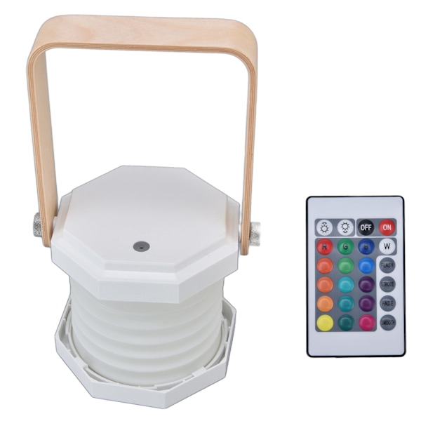 LED-lyktlampe med berøringssensor og LED-brikke, 18 farger, RGB, 4 moduser, sterkt og mykt lys, campinglykt for soveromsbord utendørs