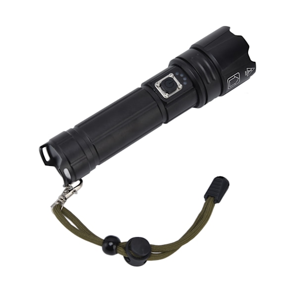 P70LED ficklampa 5000lm vitt ljus uppladdningsbar ficklampa med 5 växlar för äventyr vandring camping nödsituation