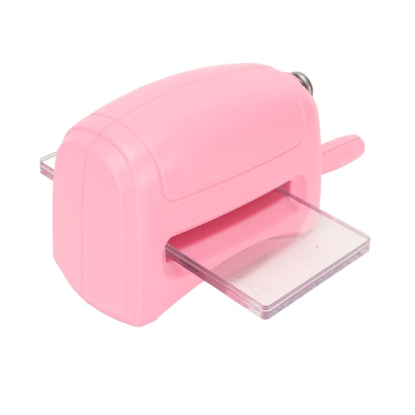 Prægemaskine gør-det-selv-fremstilling Bærbar Pink Plast Zinklegering Scrapbog Em Bossing Machine til Skole