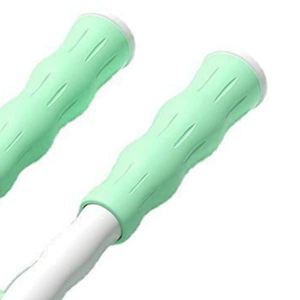 Segmenteret sjippetov justerbart ikke-sammenfiltret perlebesat fleksibelt PP-plastsjippetov til børn grønt