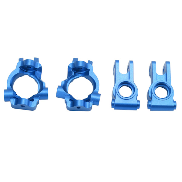 Metal Front C Hubs Spindelbærer med Bageste Navbærere til Losi Lasernut U4 1/10 RC Bil Blå