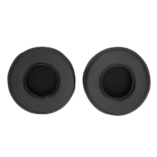 2 stk. 85 mm universale hodetelefonputer erstatningspute svart