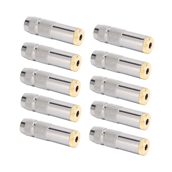 10 stk. 3,5 mm 5-niveau hunbalanceret lydadapter stikforbindelse