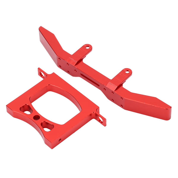 RC Metallipuskuri Etu Taka Auto Suojaussarja Alumiini WPL B14 B16 Q60 Q61 1/16 Kauko-ohjattava Auto Punainen