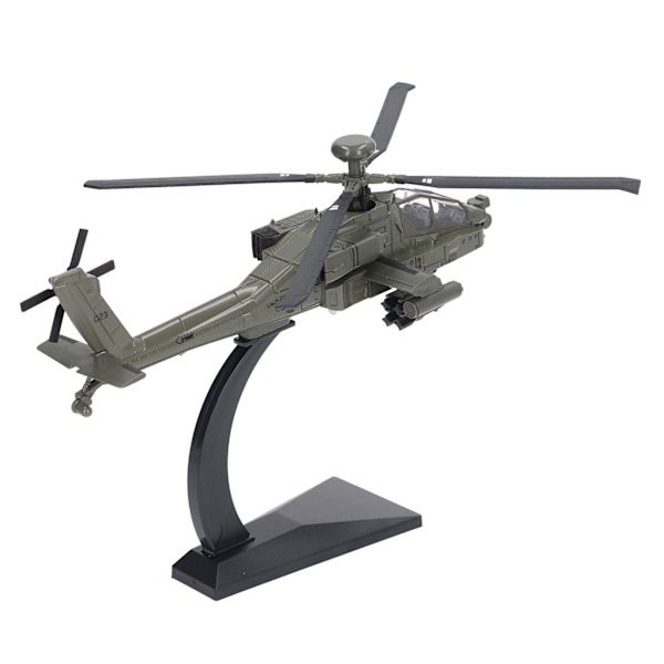 Legering Diecast Ljud & Ljus Beväpnad Helikoptermodell Leksak Barn Attack Helikopter Leksak Heminredning Typ 1