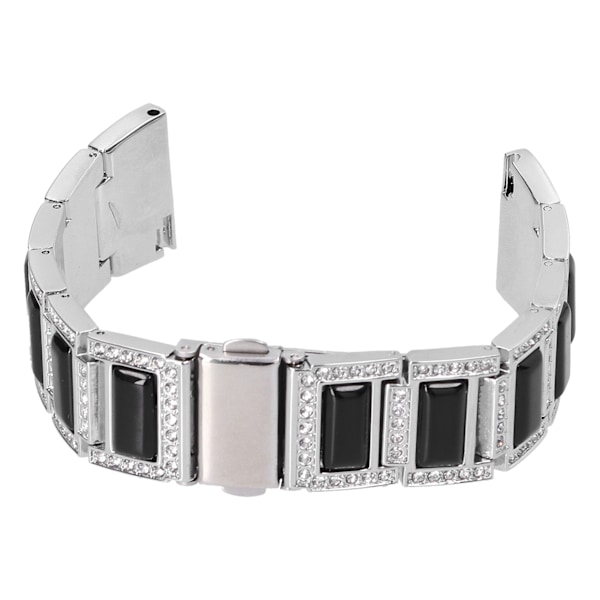 22mm Universal Armband i Rostfritt Stål för Huawei Watch - Silver Svart