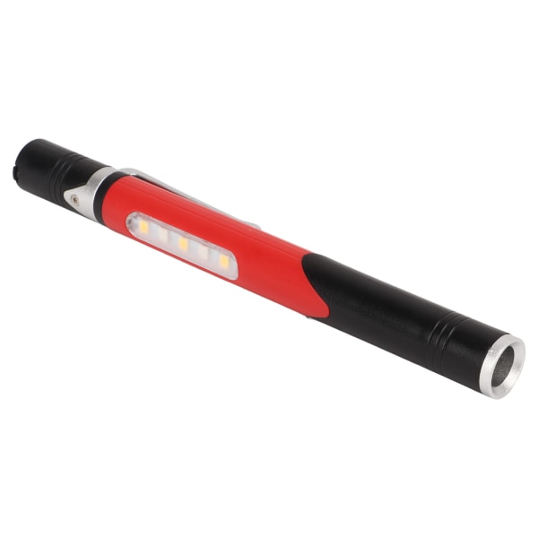 LED Penlight 3 Lyskilde 4 Lys Gear USB Lading IPX4 Vanntett Bærbar Pen Lampe med Penneklemme for Doctor Nurse Red