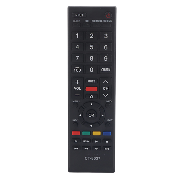CT-8037 Multifunktionel TV-fjernbetjening til Toshiba-controller