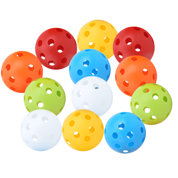 72MM 26 hull golftrening Hule plastballer Luftstrømballer for svingtrening