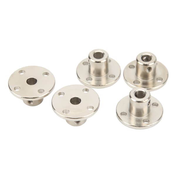 5 STK RC Guide Akselkobling 5 mm Innvendig Diameter Stål RC Flenskobling Kobling for Motor
