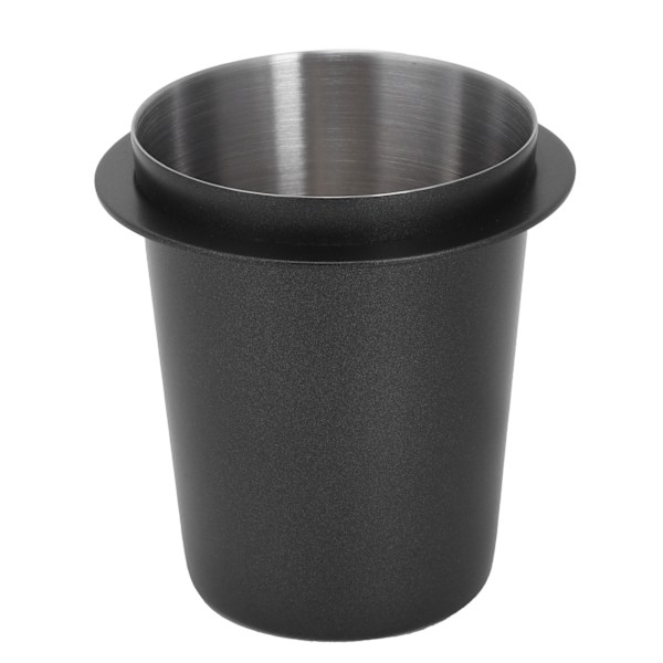 58mm Kaffe Dosering Kopp Rustfritt Stål Kaffemaskin Håndtak Dosering Verktøy Tilbehør Svart