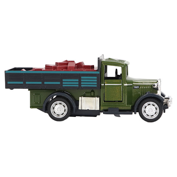 Kuljetusauto pienoismalli Diecast 1:32 Seosleluauto Klassinen Retro Amerikkalainen Kuljetin Lapselle Palikktyyppi