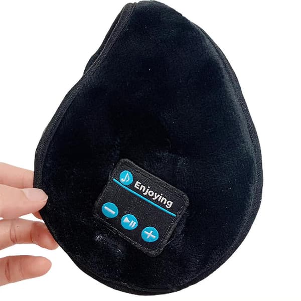 Trådløse Bluetooth-hodetelefoner Vintervarme Musikkørevarmere USB-lading