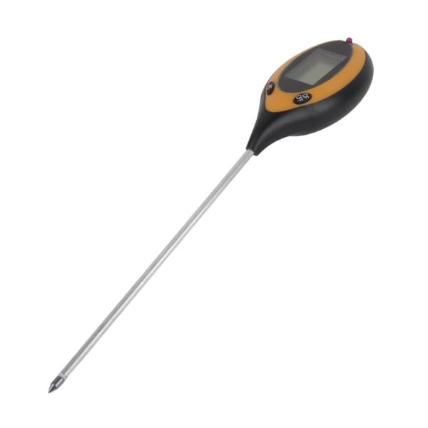 Jordtester PH-måler Fugtighedsbelysning Temperatursensor LED-display til have engelsk