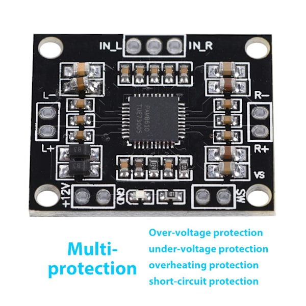 Klass D 12V 15W Digital Audio Amplifier Board Amp Dual Channel Video Stereo Module