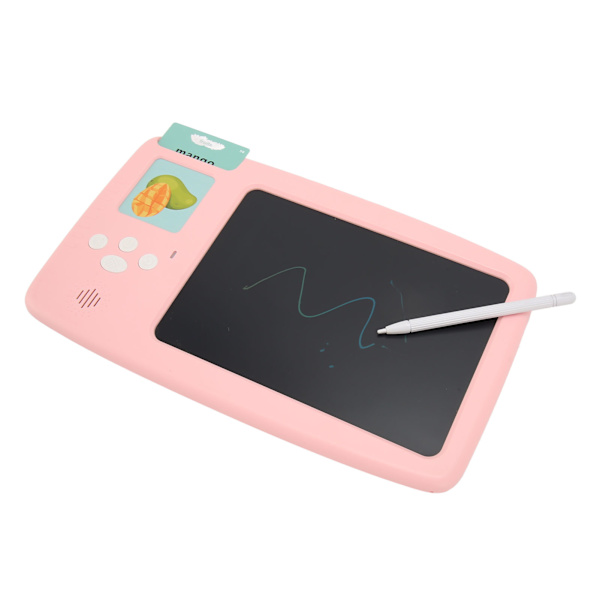 Barn Skrivtavla Läs Skriva Prata Smart Card Handskrift Tablett Lärande Pedagogisk Toddler Toy 8.5in Rosa