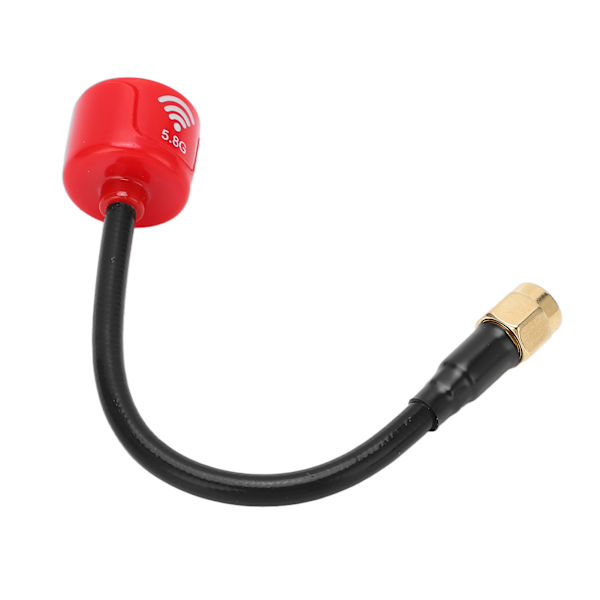 125mm 5.8GHz 2.5Dbi Antenn för Fjärrkontroll FPV Drönare Slagtålig RHCP Gain Antenn Röd