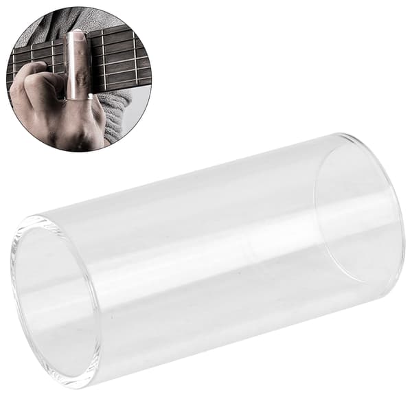 Universal Gitarr Transparent Glas Slide Instrument Tillbehör Gitarr Slide Set (51mm)