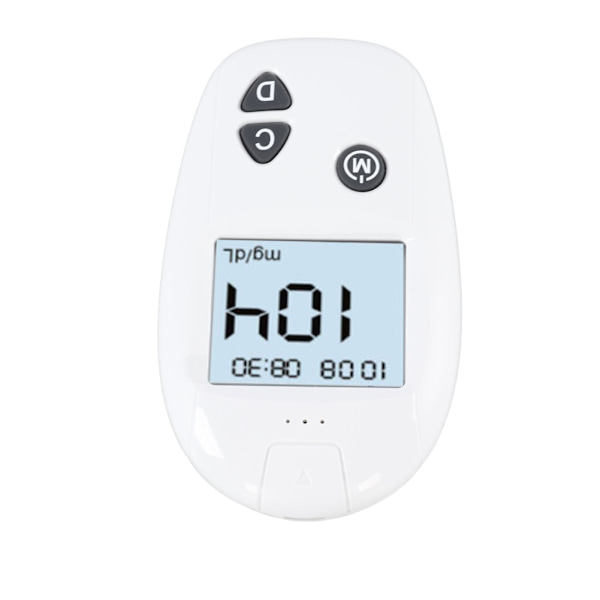 Blodsukkermåler Kit 50 stk. Teststrimler 50 stk. Lancetter Automatisk Blodsukkermåler med Lancetpen Type 1 (mg/dL)
