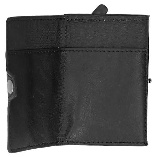 Bærbar visittkortholder Reise kredittkort etui Organizer for menn og kvinner BrukSvart Flat Texture x-65#