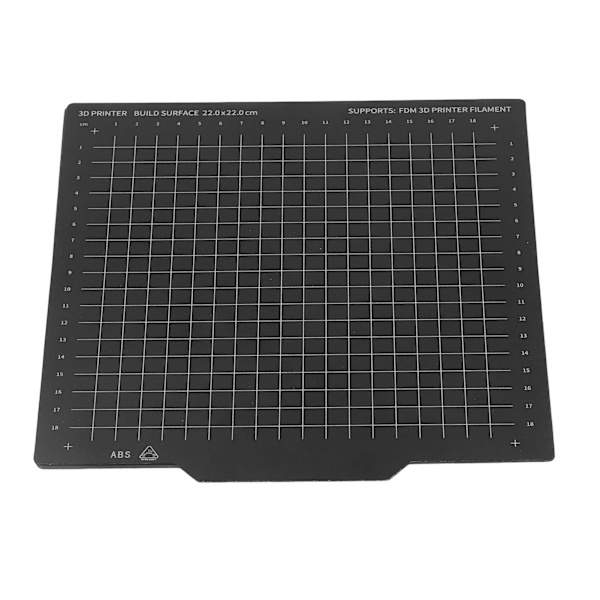 Fjederstål byggeplade 2-sidet magnetisk fleksibel ark 3D-print printer hotbed dele 220x220mm