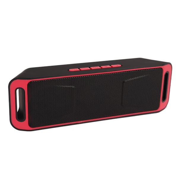 Bluetooth Kaksoiskaiuttimet Langaton Kannettava Kaiutin Monitoiminen Mini Bluetooth Kaiutin Kotiin Ulkokäyttöön Autoon Punainen