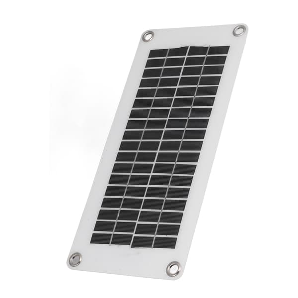 Bærbar solcelleoplader med indbygget intelligent controller 10W 12V til bil og autocamper