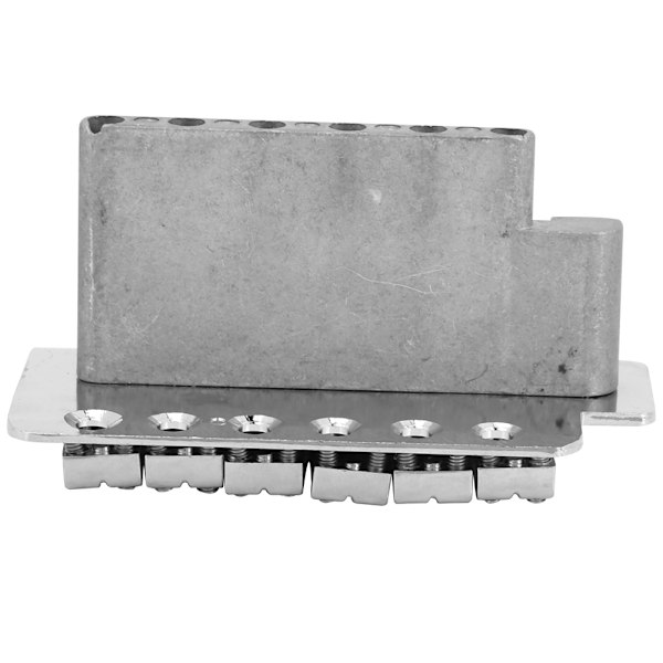 Tremolo-bro for elektrisk gitar for gitar i Stratocaster-stil med sal (sølv)
