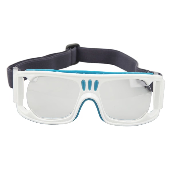 Sportglasögon stöttålig, dimmsäkra säkerhetsbasketglasögon med justerbart band för löpning Cykling Blå