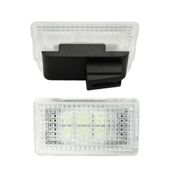 2 st Ultra Ljusa Interiör LED Lampor Kit Tillbehör Kompatibla för Tesla Model 3 S X Rosa Ljus