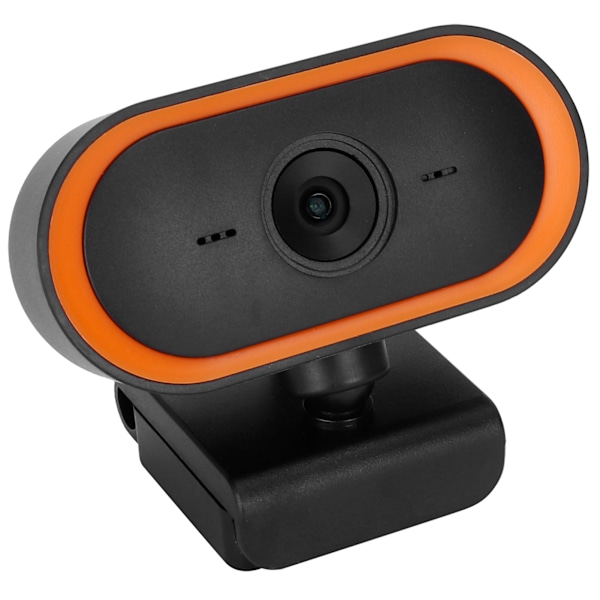 Dator kamera USB webbkamera High Definition 2K webbkamera för live videokonferens Orange