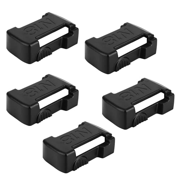 5 stk. batteriholder stativ batteritilbehør passer til Milwaukee m18 18V sort