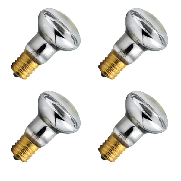 Pakke med 4 lavalamper 120V R39 E17 30W reflektorlamper