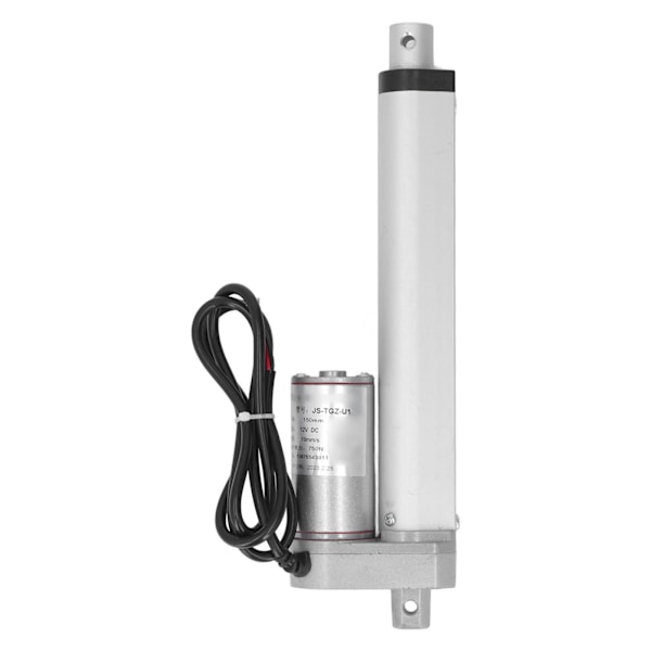 12VDC elektrisk aktuator 750N 150mm slagmotor Lineær bevegelsesaktuator for løftesystem Hvit aktuator