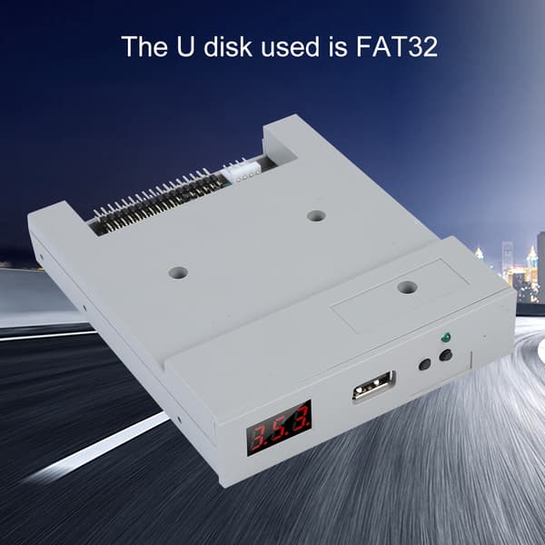 SFR1M44-U100 3.5in 1.44MB USB SSD Floppy Drev Emulator Plug and Play